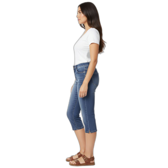 WallFlower High-Rise Skinny Capri Jeans, 17" Inseam, Holly - Picture 2 of 6